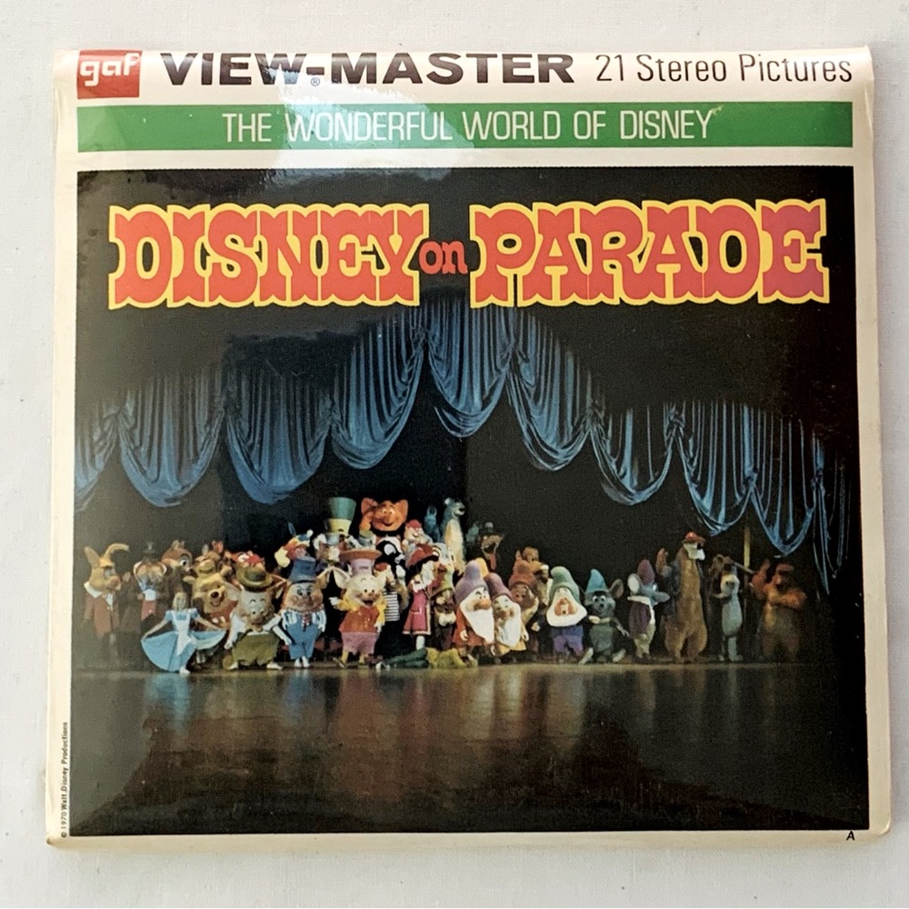 GAF View Master B517 Disney On Parade 3 Reel Set SEALED